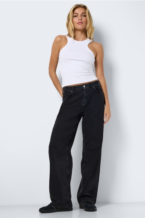 Noisy may zwarte dames jeans | Model