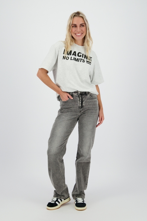 Raizzed grijze dames jeans | Model