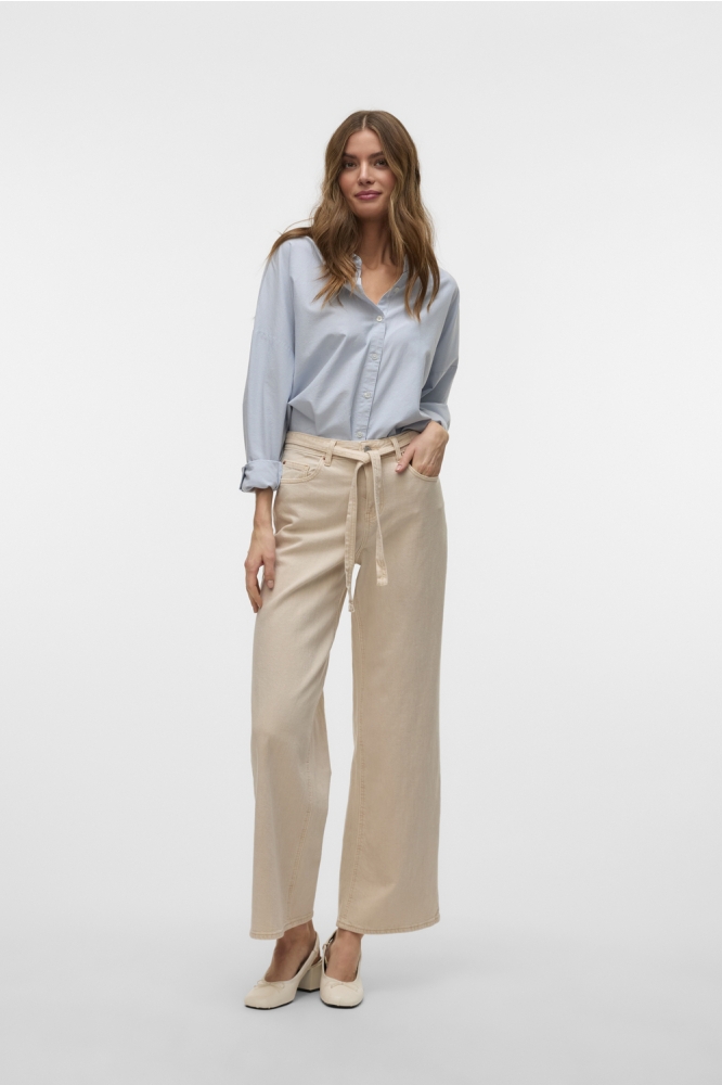 Vero Moda beige dames jeans | Model