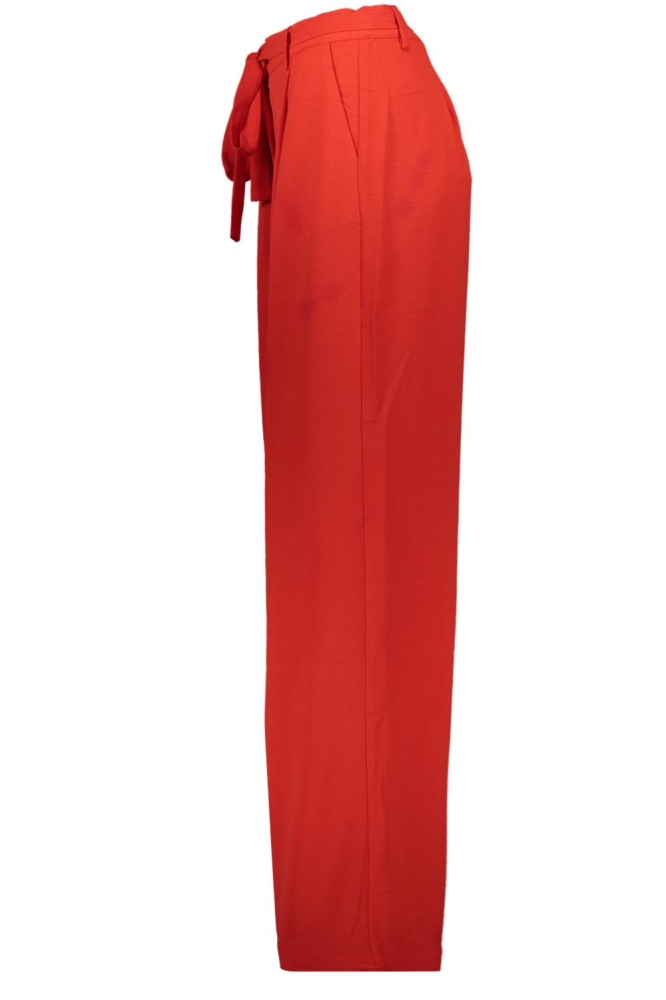 Vero Moda rode dames broek | Zijaanzicht