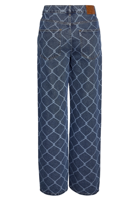 Noisy may blauwe dames jeans | Achteraanzicht