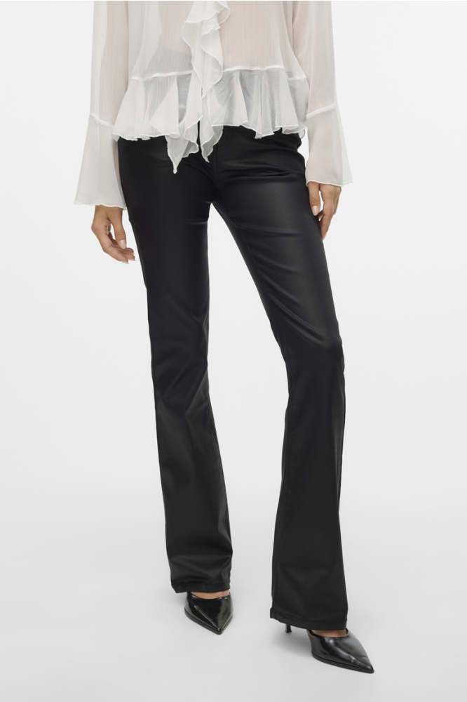 Vero Moda zwarte dames broek | Model vooraanzicht
