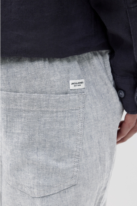 Jack & Jones blauwe heren broek | Close up