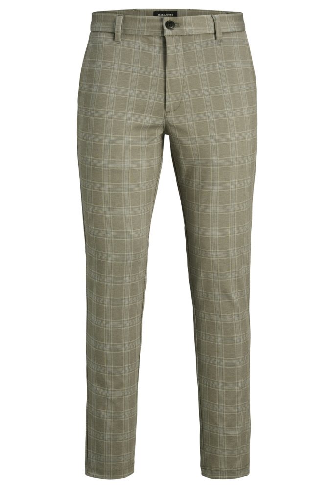 Jack & Jones groene heren broek | Vooraanzicht