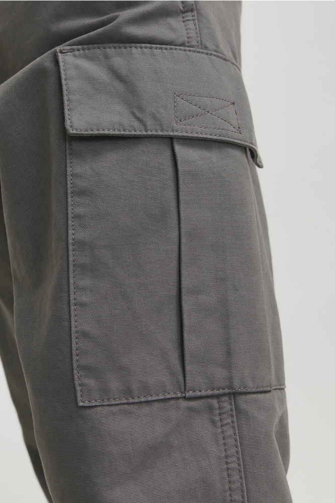 Jack & Jones grijze heren broek | Close up