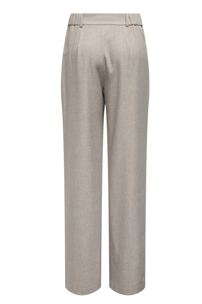 Only taupe dames broek | Achteraanzicht