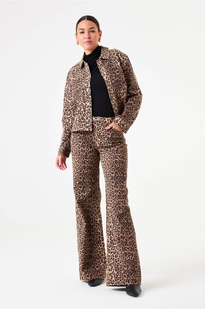 Garcia bruine dames jeans | Model