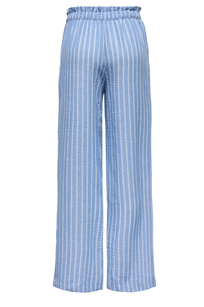 Jacqueline de Yong blauwe dames broek | Achteraanzicht