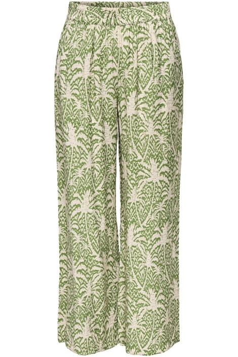 Jacqueline de Yong groene dames broek | Vooraanzicht