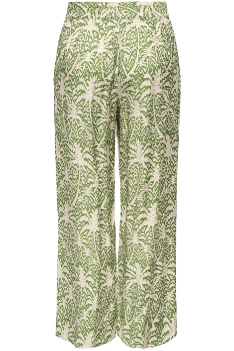 Jacqueline de Yong groene dames broek | Achteraanzicht