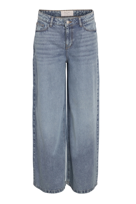 Noisy may blauwe dames jeans | Vooraanzicht