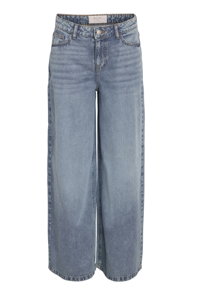 Noisy may blauwe dames jeans | Vooraanzicht