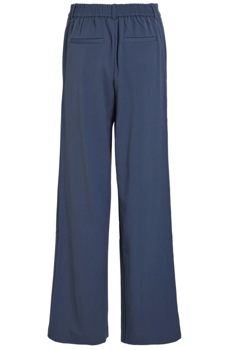 Vila blauwe dames broek | Achteraanzicht