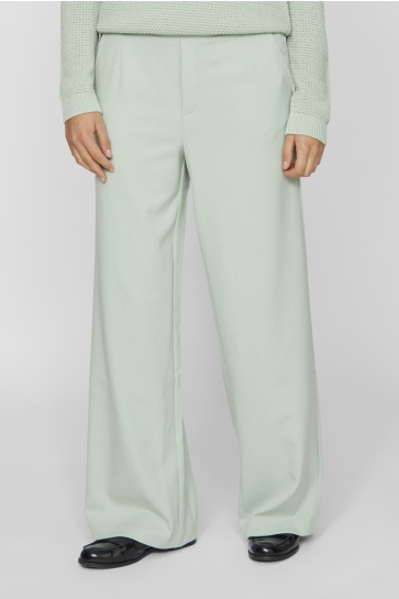 Vila Broek VIVARONE HW WIDE PANT - NOOS 14087407 SILT GREEN
