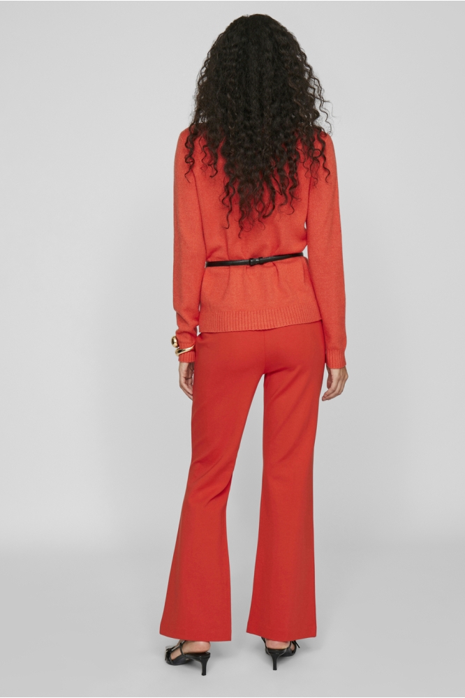 Vila rode dames broek | Model