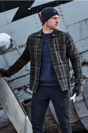 PME legend Overhemd SHIRT JACKET MET RUITPATROON PSI2410215 9139