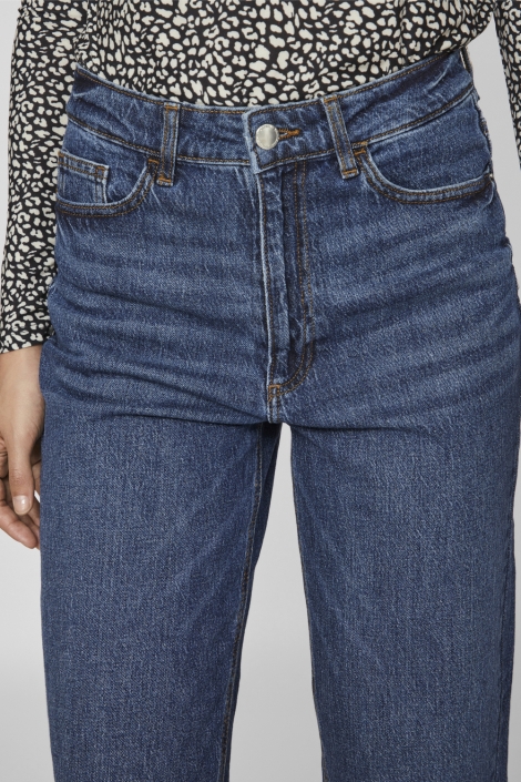 Vila blauwe dames jeans | Close up