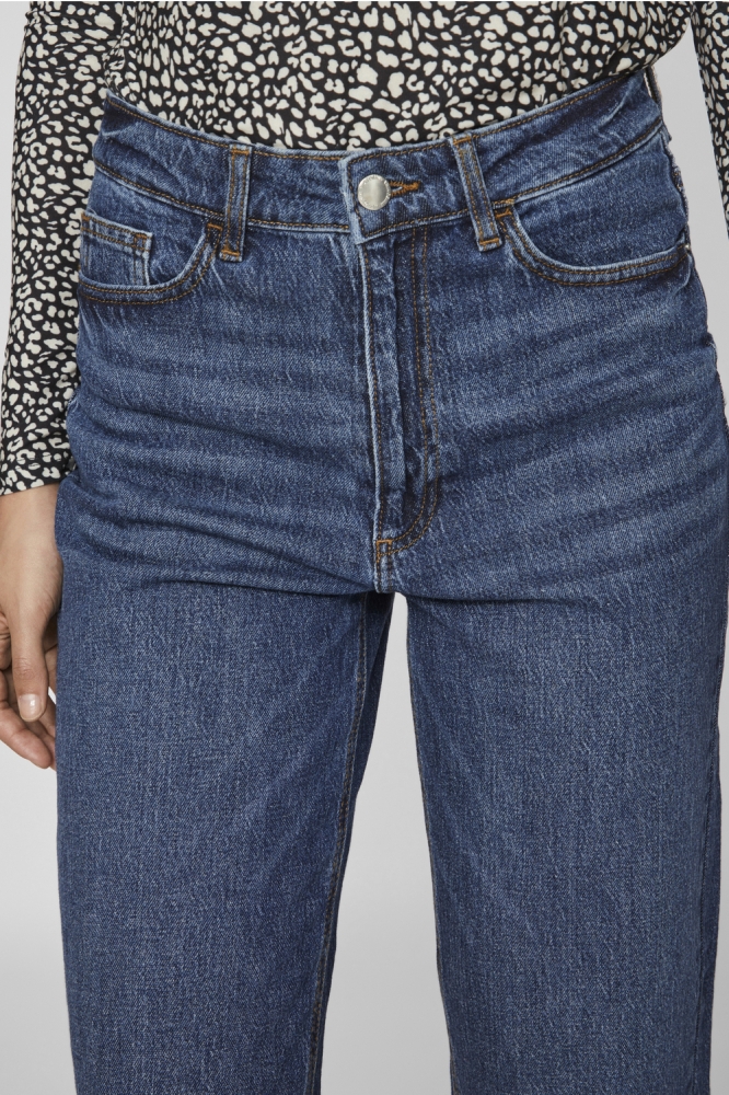 Vila blauwe dames jeans | Close up