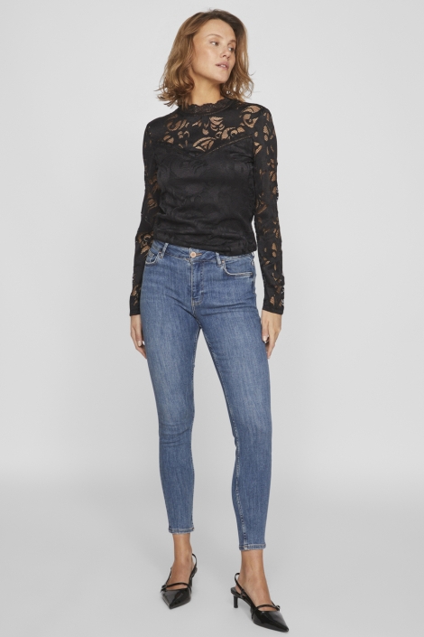 Vila blauwe dames jeans | Model