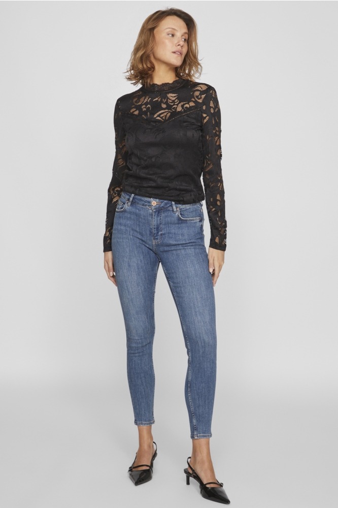 Vila blauwe dames jeans | Model