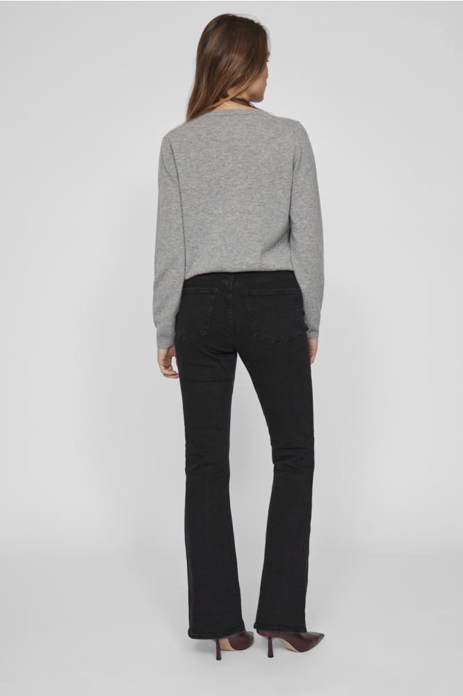 VIBETTY RW FLARED JEANS BLK OSC221- 14105101 BLACK DENIM