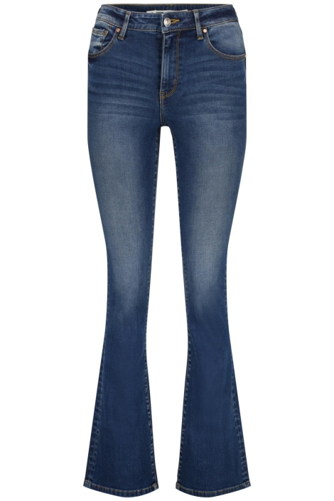 Raizzed blauwe dames jeans | Vooraanzicht