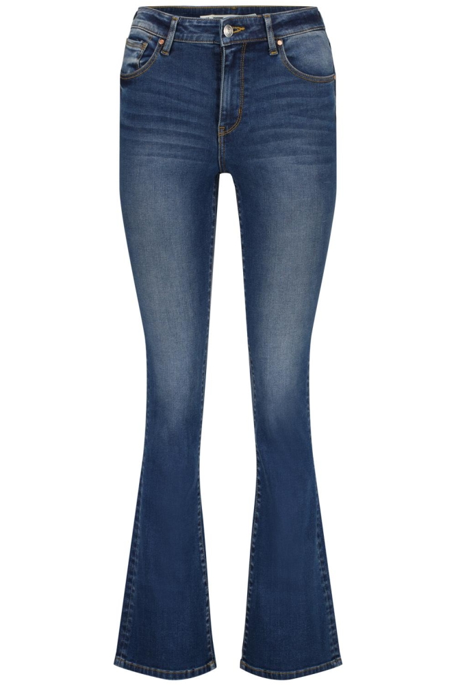 Raizzed blauwe dames jeans | Vooraanzicht