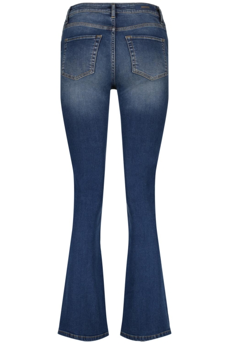 Raizzed blauwe dames jeans | Achteraanzicht
