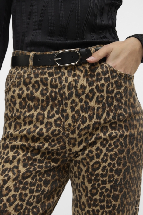 Vero Moda camel dames jeans | Close up