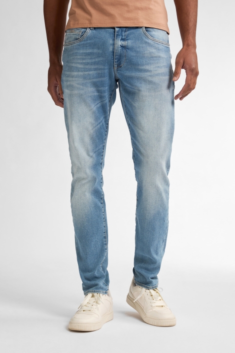 Petrol Industries blauwe heren jeans | Model vooraanzicht