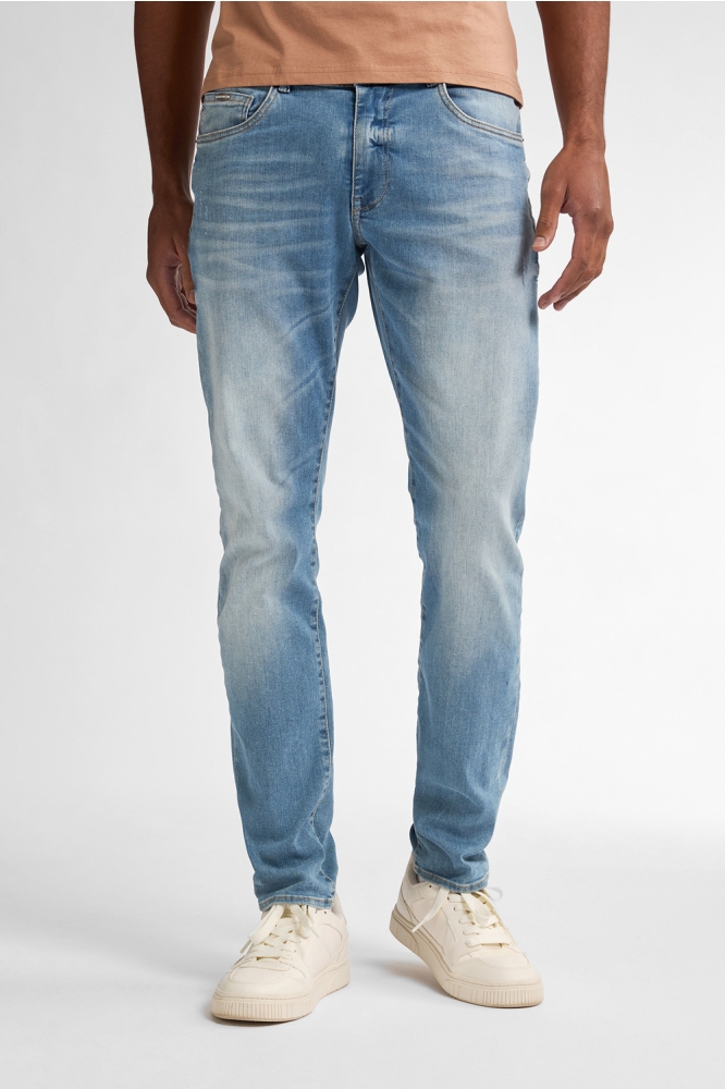 Petrol Industries blauwe heren jeans | Model vooraanzicht
