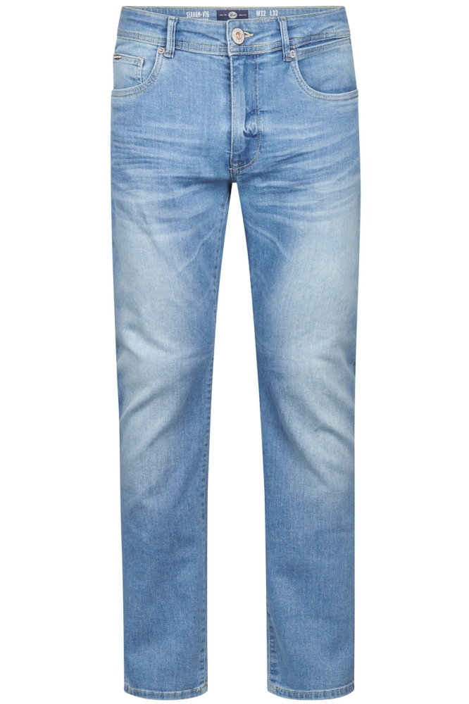 Petrol Industries blauwe heren jeans | Vooraanzicht