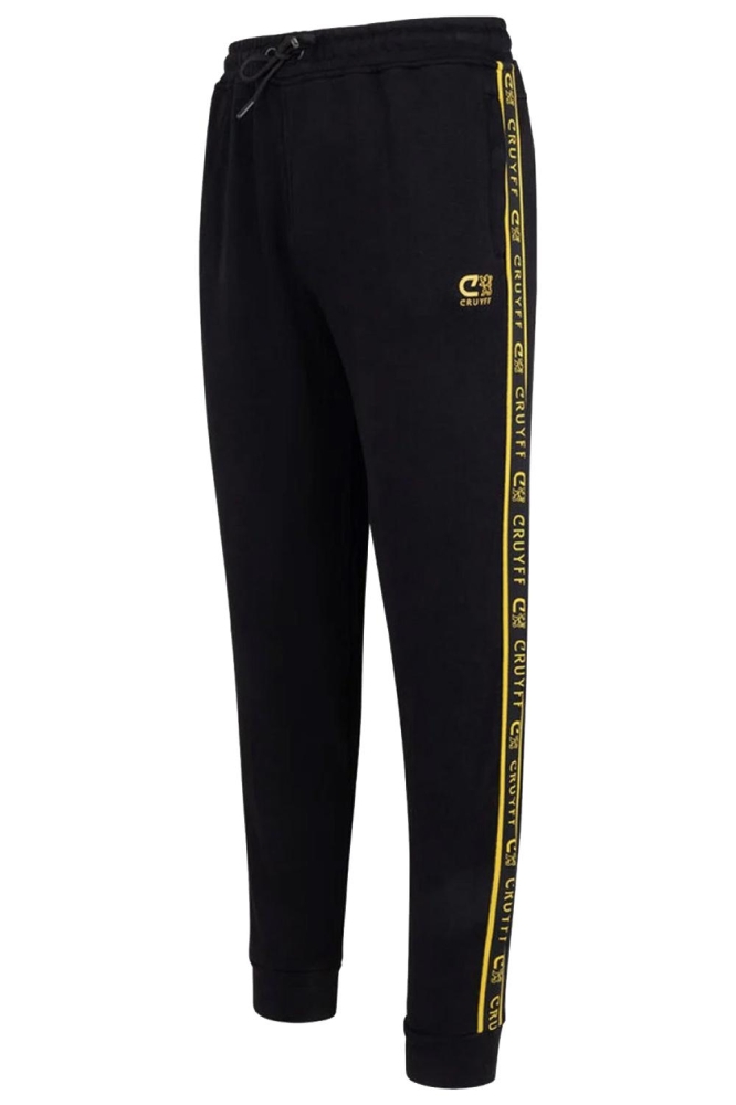 Cruyff zwarte heren broek | Zijaanzicht
