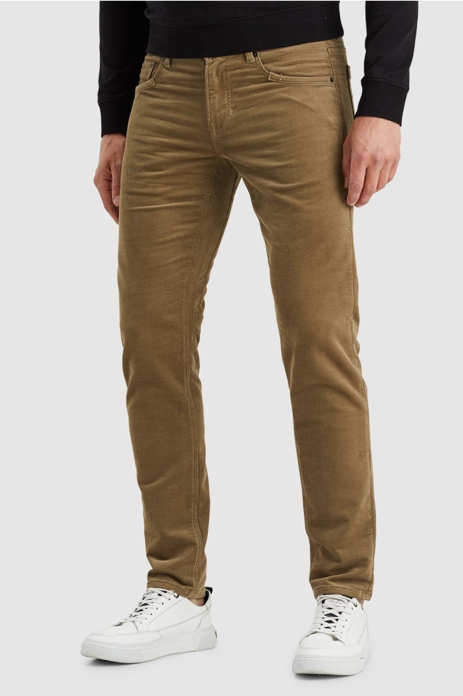 PME legend bruine heren broek | Model vooraanzicht