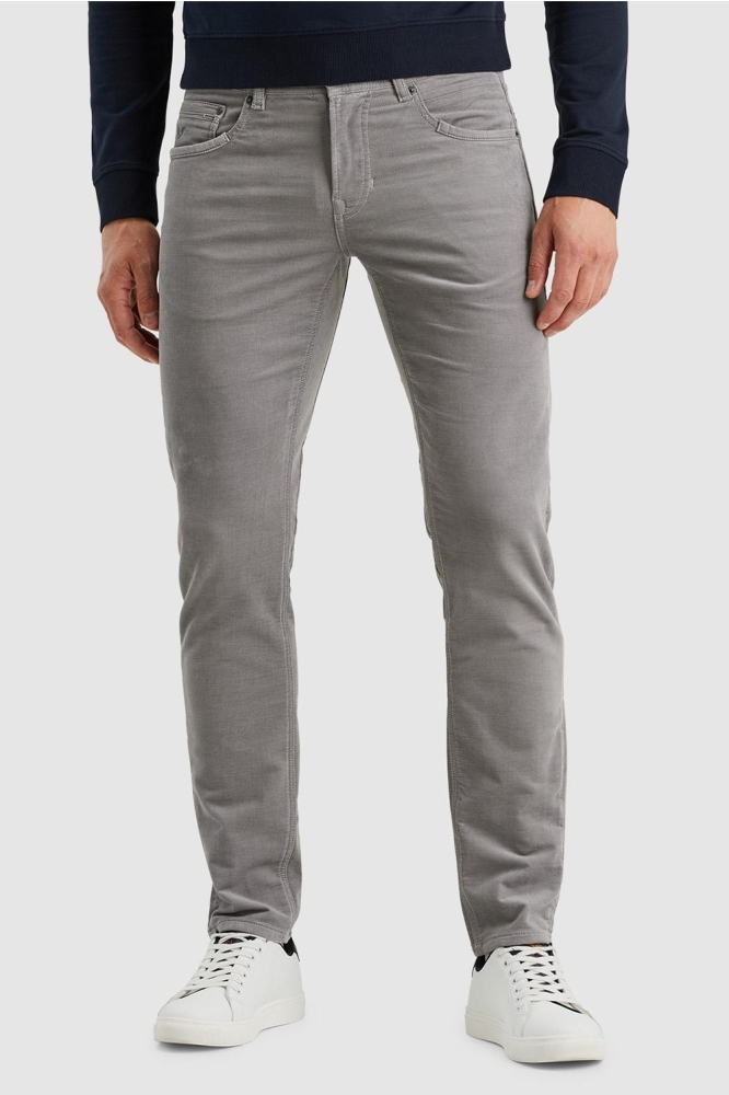 PME legend grijze heren broek | Model vooraanzicht