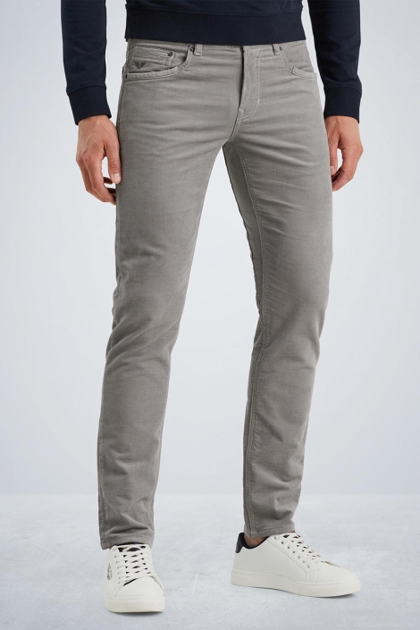 PME legend grijze heren broek | Model vooraanzicht