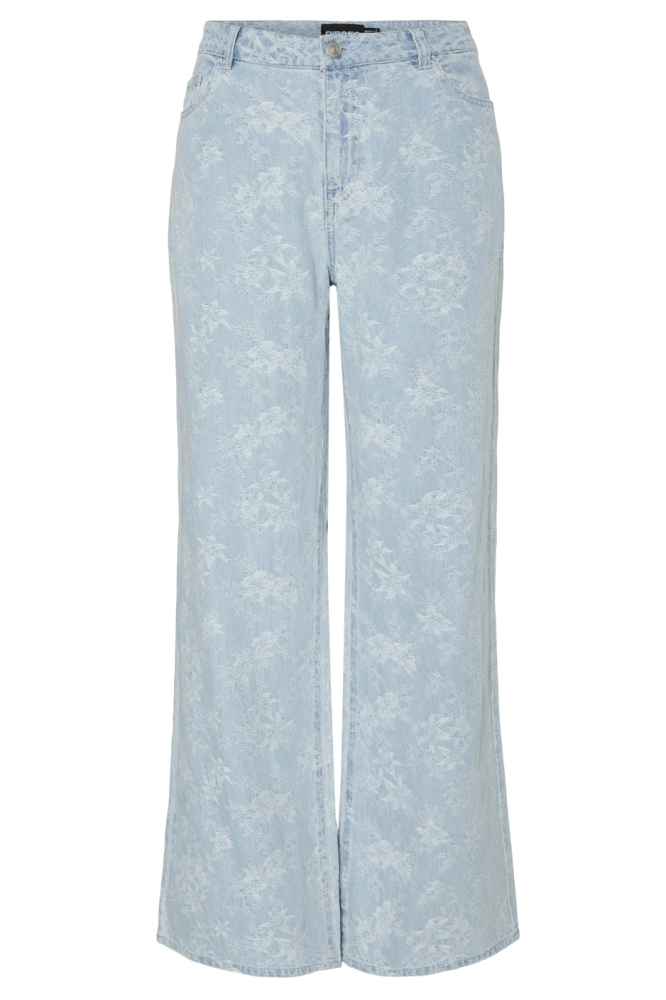 Pieces blauwe dames jeans | Vooraanzicht
