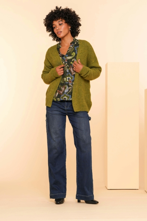 Geisha blauwe dames jeans | Model