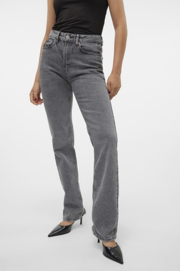 Vero Moda Jeans VMTESSA HR STRAIGHT JEANS RA206 GA 10320583 MEDIUM GREY DENIM