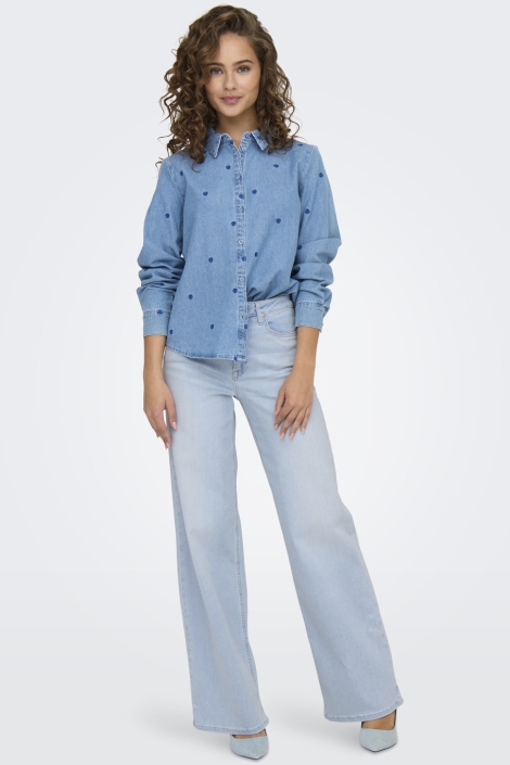 Only blauwe dames jeans | Model