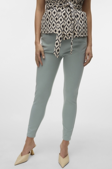 Vero Moda Broek VMEVA MW LOOSE STRING PANT NOOS 10197909 GRAY MIST
