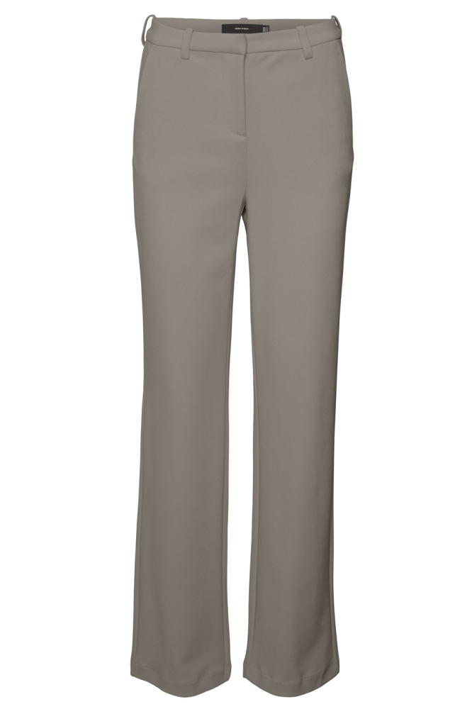 Vero Moda taupe dames broek | Vooraanzicht