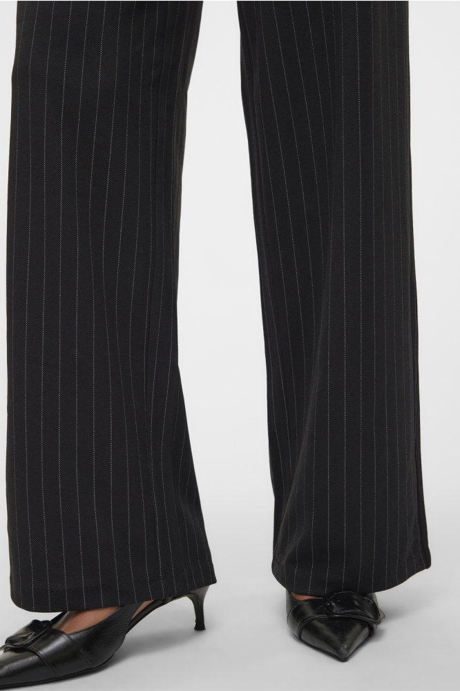 VMBERLIN MY MW WIDE PRINT PANT NOOS 10322357 OBSIDIAN/OATMEAL