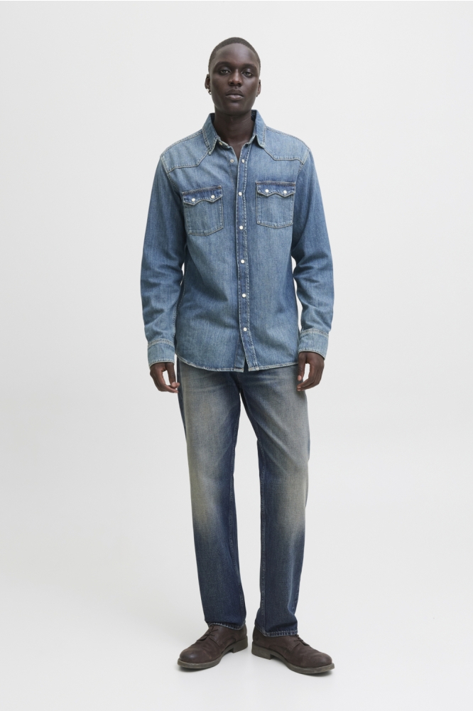Jack & Jones blauwe heren jeans | Model
