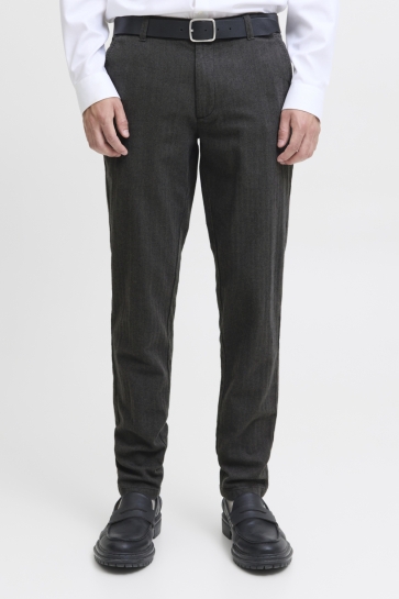 Jack & Jones JPSTMARCO BOWIE WINTER CHINO SN 12279659 Dark Gery/HERRINGBON