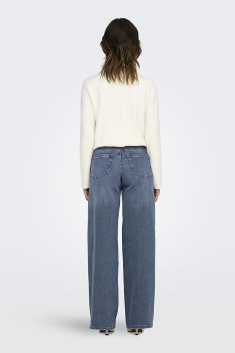 Only blauwe dames jeans | Model achteraanzicht