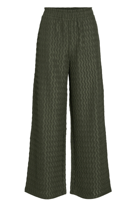 Vila groene dames broek | Vooraanzicht