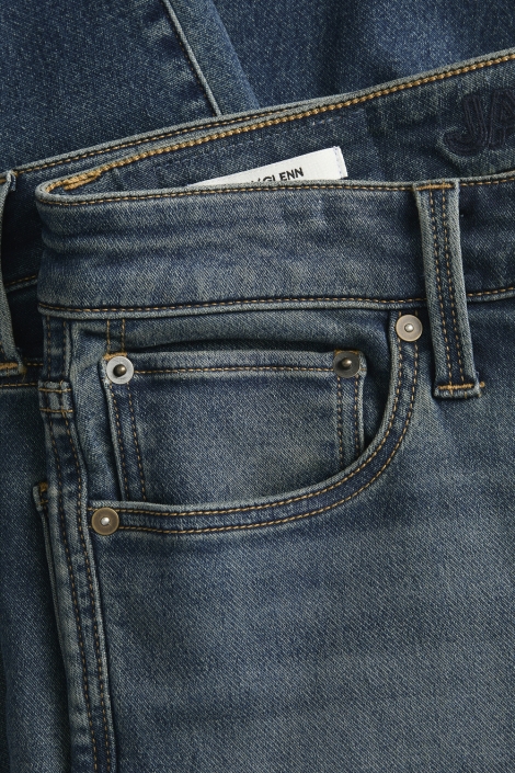 Jack & Jones blauwe heren jeans | Close up