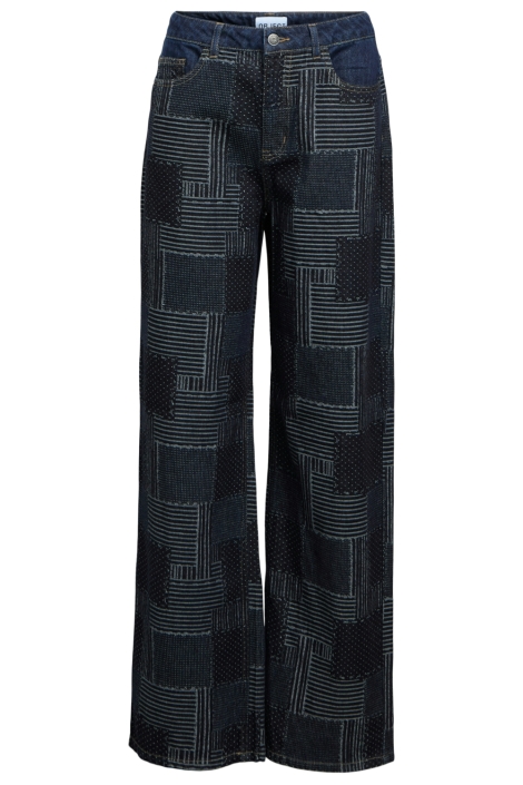 Object blauwe dames jeans | Vooraanzicht
