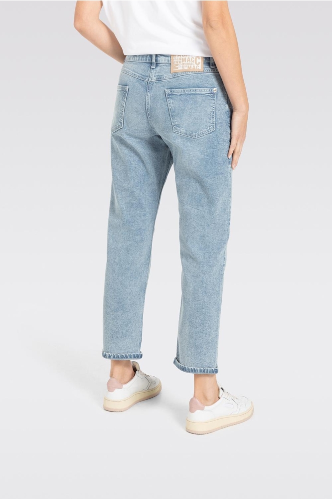 Mac blauwe dames jeans | Model zijaanzicht